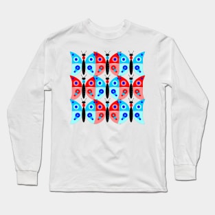 Butterfly pattern Long Sleeve T-Shirt